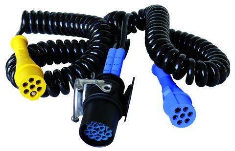 Elektrický kabel spirálový 15/2 x 7 pólů, 24 V, ADR
