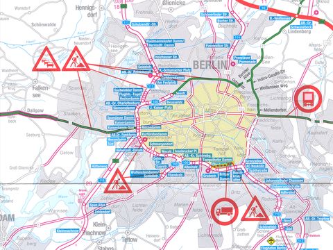 Zákazy jízd a průjezdné letní trasy pro rok 2014 v Německu