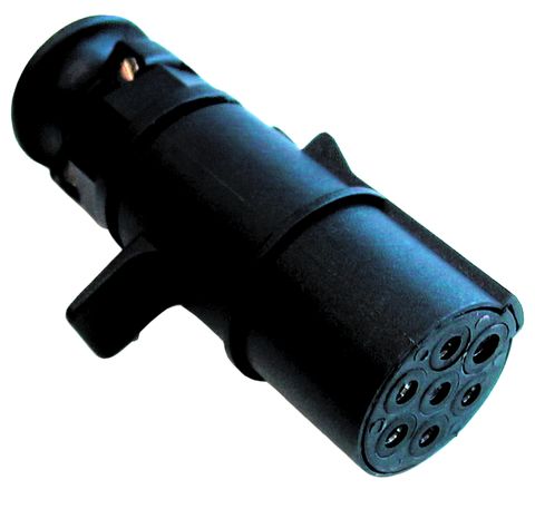 Zástrčka 7 pólů, 24 V - N (dutinka)