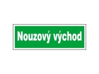 Tabulka - Nouzový východ 40 x 14 cm