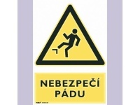 Tabulka - Nebezpečí pádu 21 x 29,7 cm