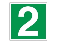 Tabulka - značení pater 15 x 15 cm